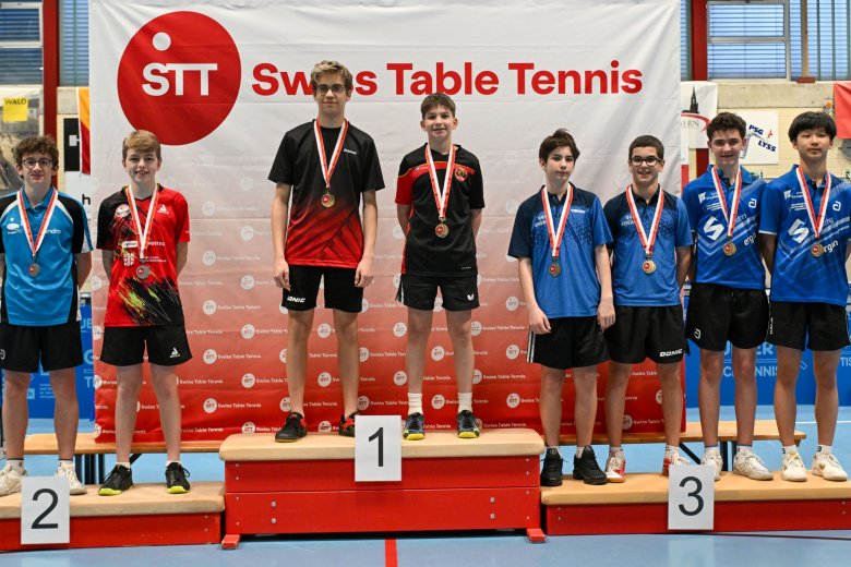 Csíki asztaliteniszező lett svájci bajnok az U15-ös korosztályban